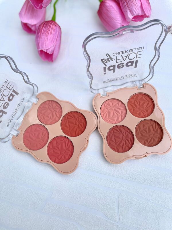 Paleta de Blush 4 tonos💖✨🫶🏼