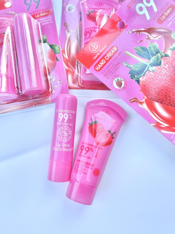 Kit crema para manos y labial hidratante 🍓