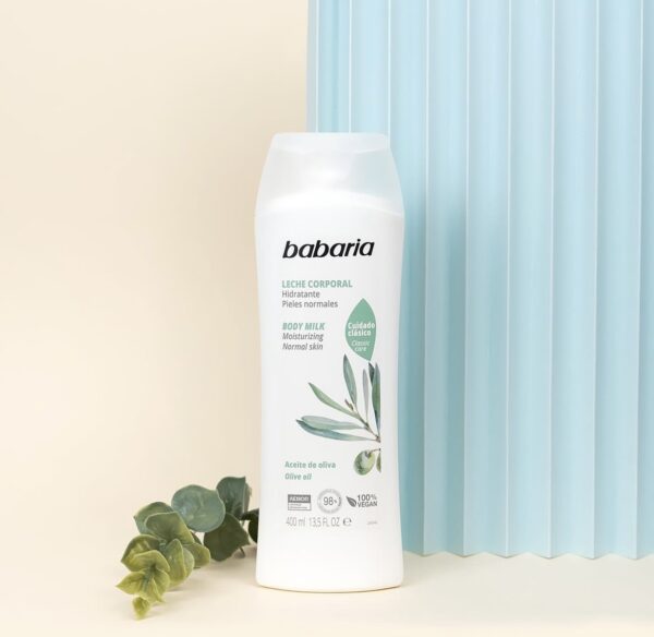 Body Milk hidratante aceite de oliva babaría 400ml