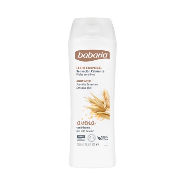 Leche corporal pieles sensibles de avena! Babaría 400 ml