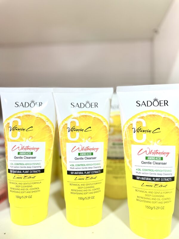 Jabón facial sadoer vitamina c limón