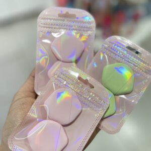 Esponjita para polvo o retoque de maquillaje