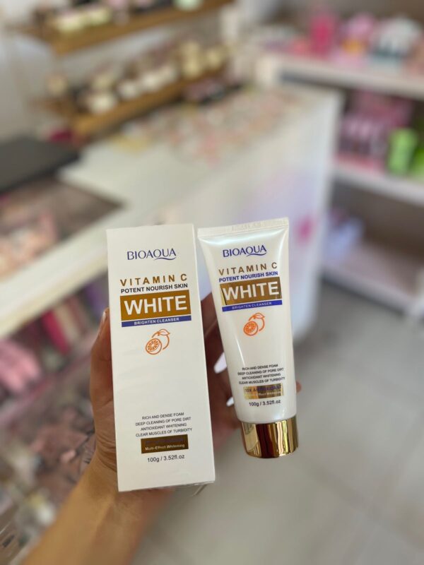 BioaQua jabón facial 🍊vitamina c (100g)