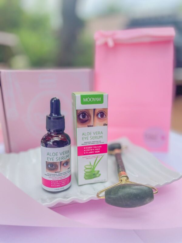 Kit Anti-ojeras🧖‍♀️ Rodillo facial más serum para ojeras