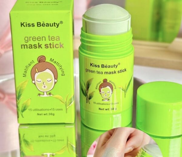 Mascarilla en Barra de té verde🌿