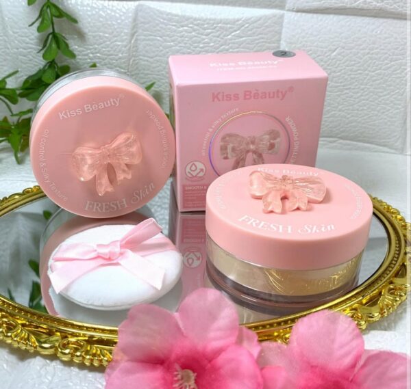 Polvo suelto fijador kiss Beauty