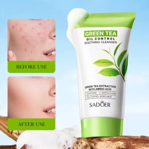 Jabón facial Gren tea oil control