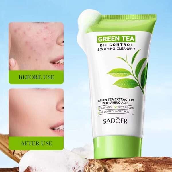 Jabón facial Gren tea oil control