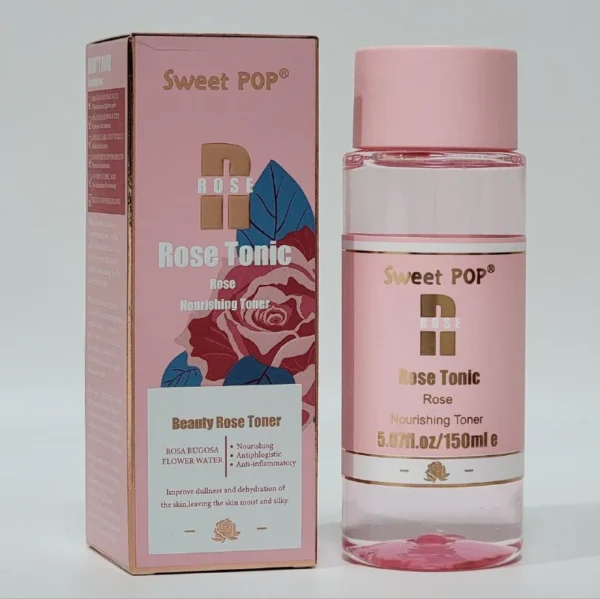 Tónico facial de rosas