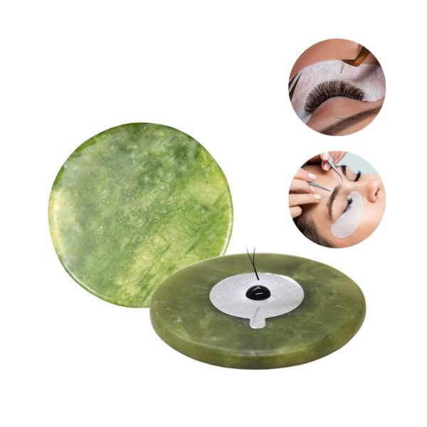 Disco de jade para pegamento de pestañas